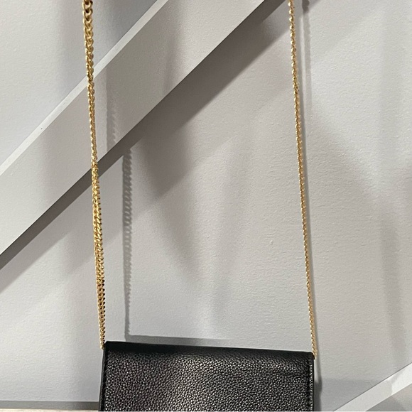 Mini Black Bag | Featuring gold accent chain - Picture 7 of 16